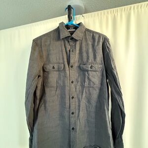 Nordstrom Men's Gray Trim Fit Shirt